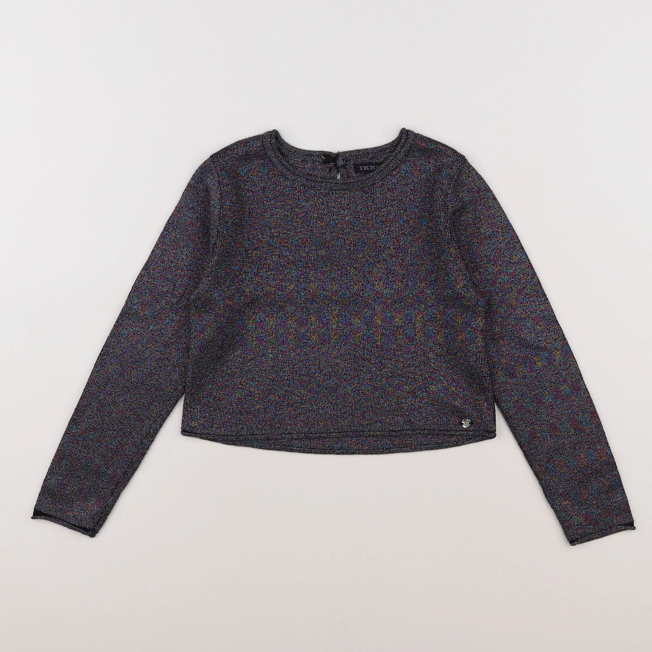 IKKS - pull argent, multicolore - 6 ans